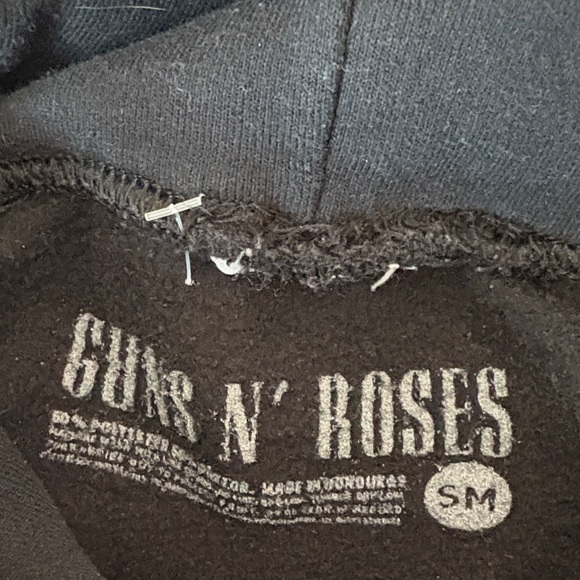 Black Graphic Hoodie with Red Accents - Picture 6 of 6